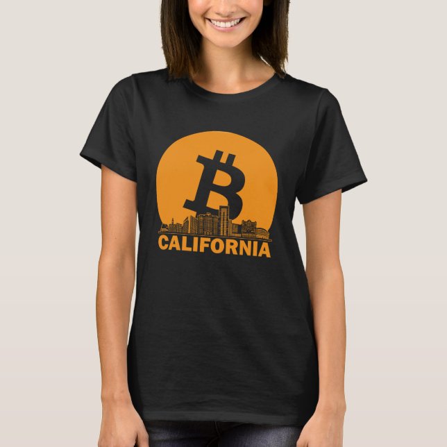 Camiseta California Bitcoin Maximalist  Bitcoin California  (Frente)