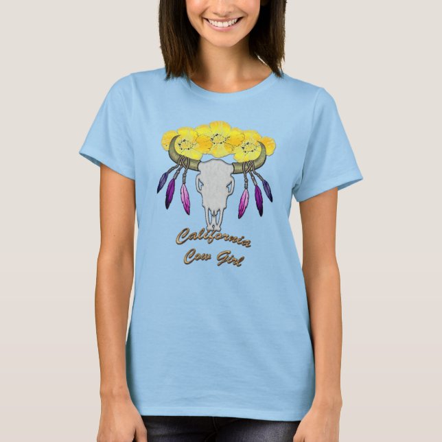 Camiseta California Boho Cowgirl (Frente)