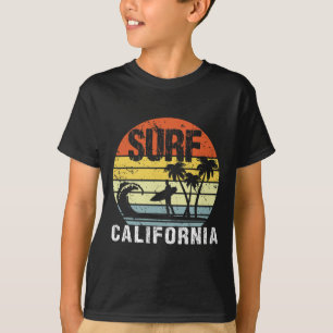 Camiseta Califórnia Ca Retro Vintage Paisagem Urbana Surf S