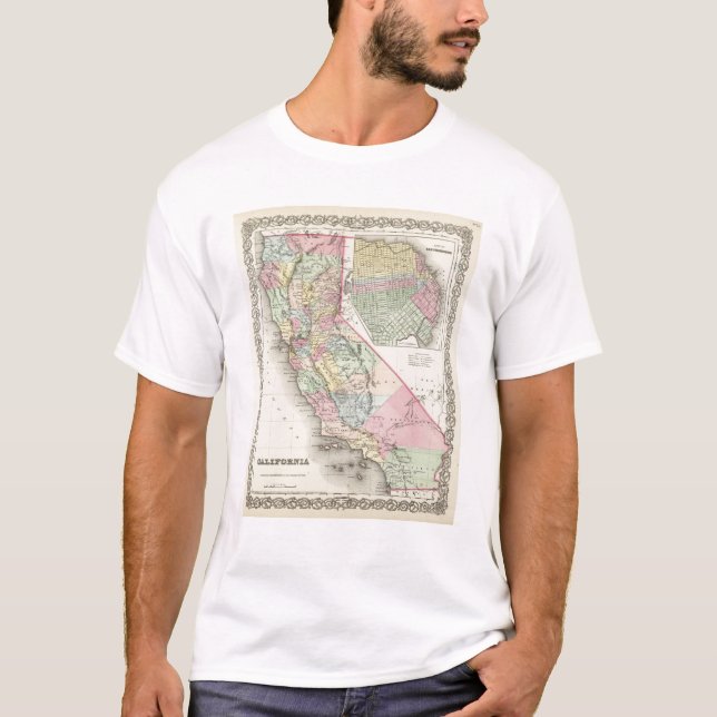 Camiseta Califórnia com a cidade de San Francisco (Frente)