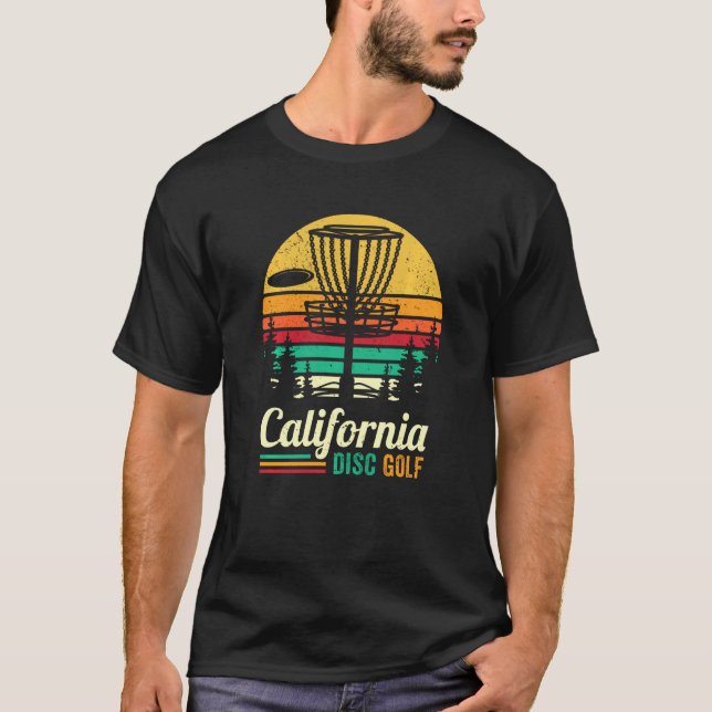 Camiseta California Disk Golf Frisbee Cali Sports Frolf Ho (Frente)
