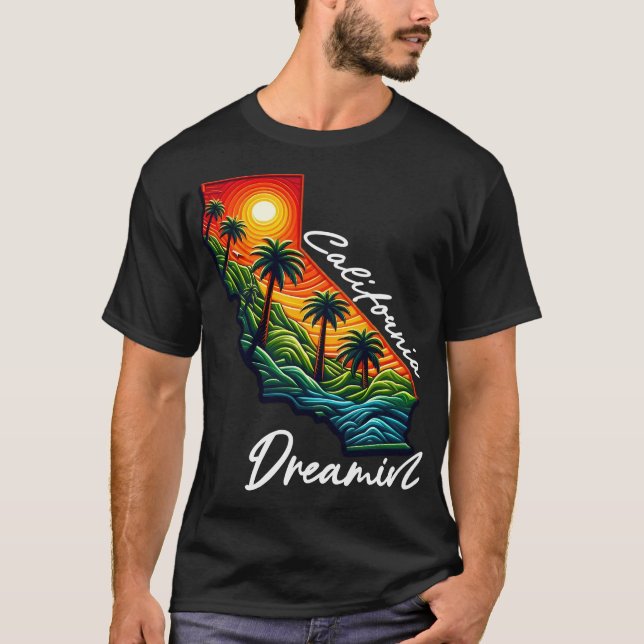 Camiseta California Dreamin' Sunset (Frente)