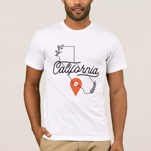 Camiseta "California Dreaming''  (Frente)