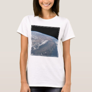 Camiseta Califórnia E Nevada Como Viram Do Espaço.