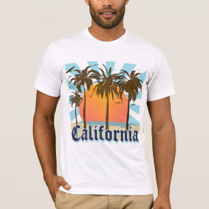 Camiseta Califórnia encalha o por do sol