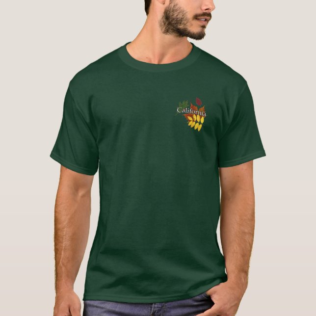 CAMISETA CALIFÓRNIA FALL COLORS (Frente)