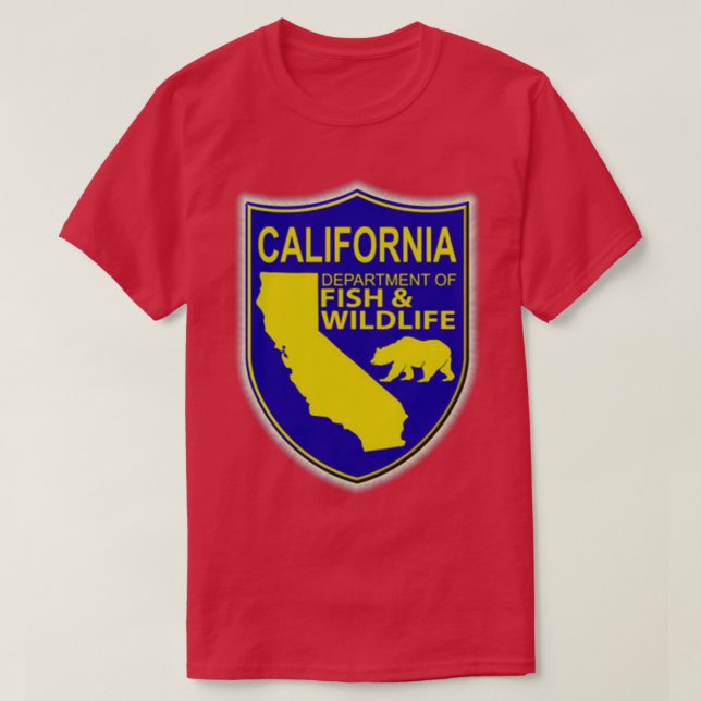 Camiseta California Fish amp Willife (Frente do Design)