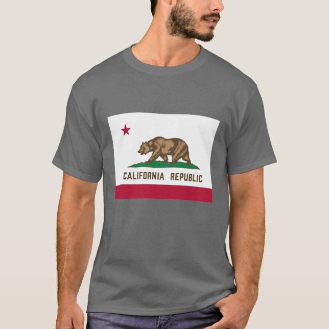 Camiseta California flag Oversized 2 (Frente)