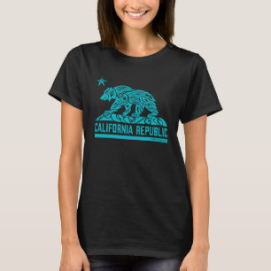 Camiseta California Flag Tribal Grizzly Bear BBP2