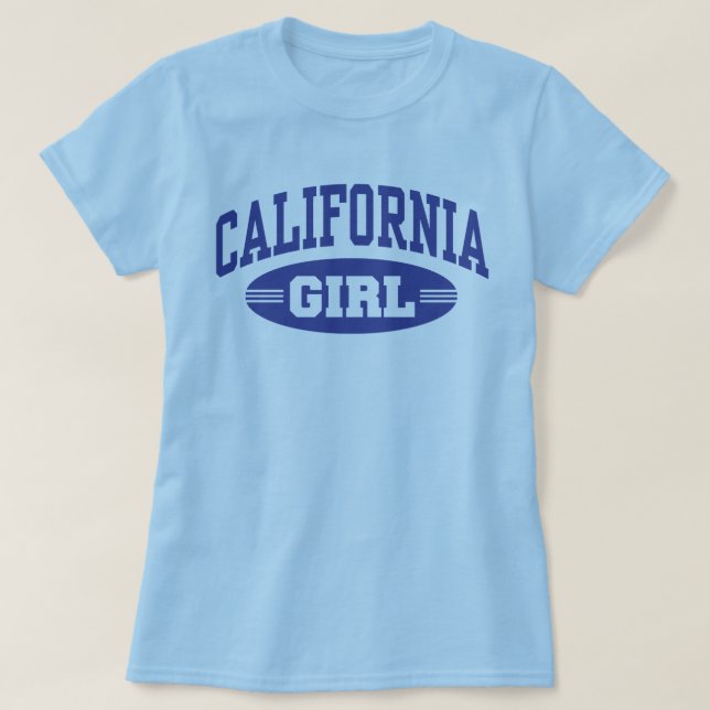 Camiseta California Girl (Frente do Design)