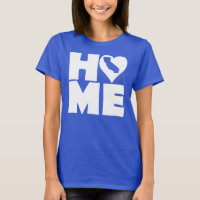 Camiseta California Home Heart State Tees