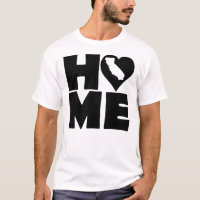Camiseta California Home Heart State Tees