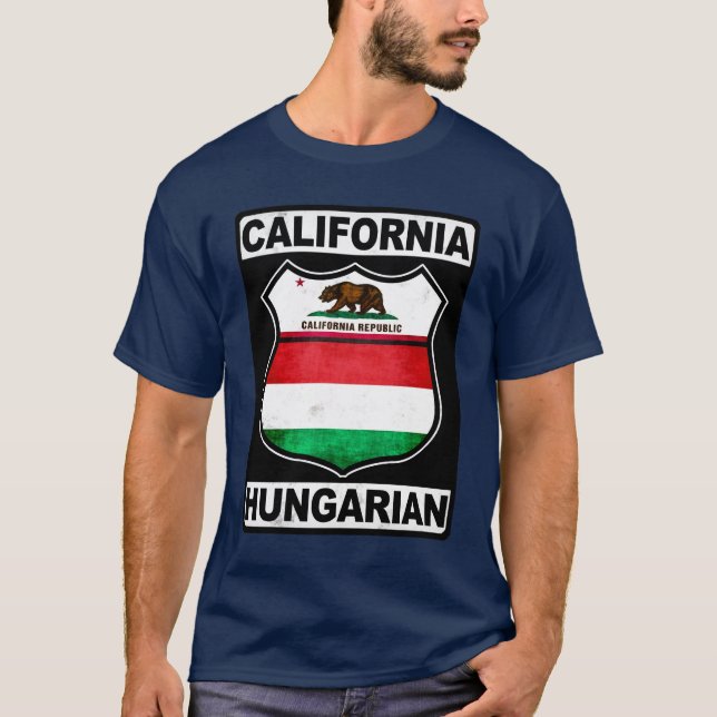 Camiseta California Húngaro Americano (Frente)