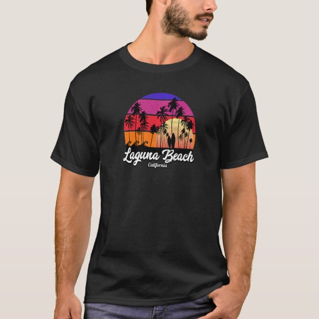 Camiseta California Laguna Beach Vintage 80s (Frente)