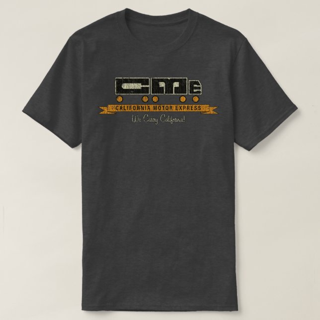Camiseta California Motor Express CME 1930 (Frente do Design)