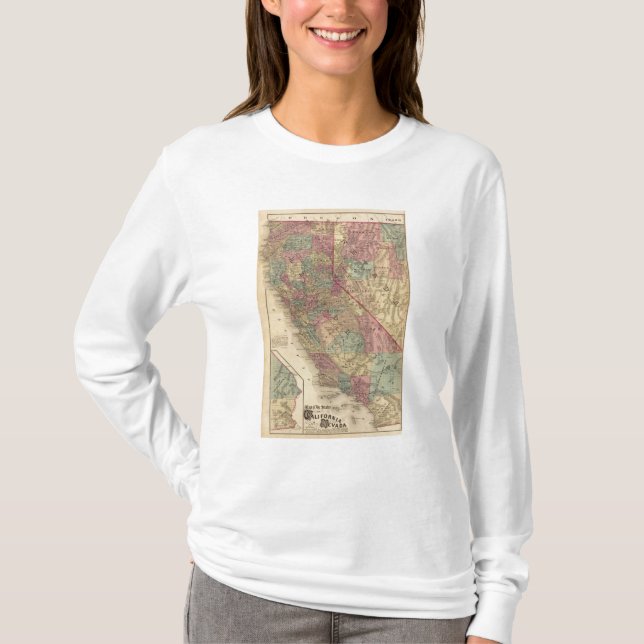 Camiseta Califórnia, Nevada (Frente)