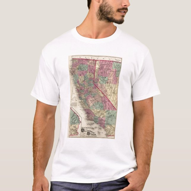 Camiseta Califórnia, Nevada 3 (Frente)