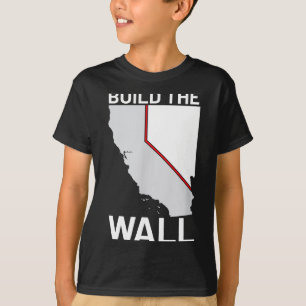 Camiseta Califórnia Nevada Construa A Parede Ca Nv