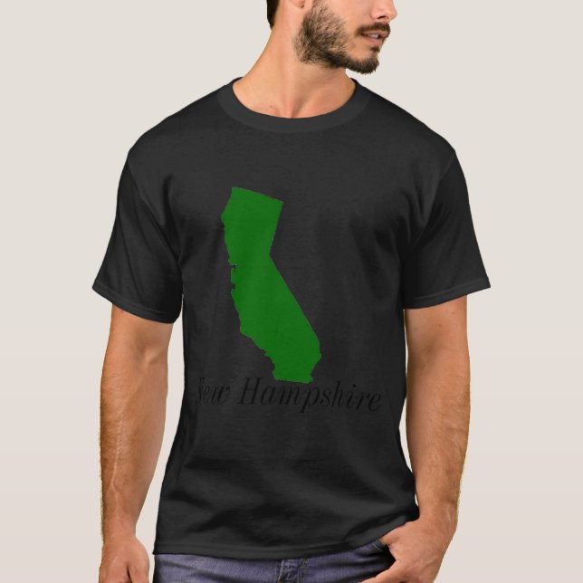 Camiseta Califórnia Nova Hampshire  (Frente)