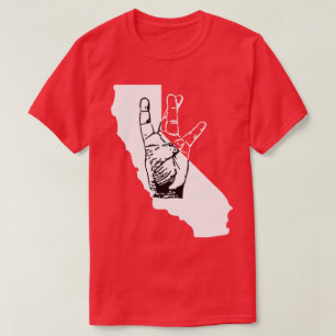 Camiseta Califórnia-Oeste Representando