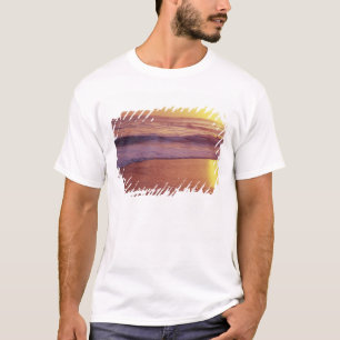 Camiseta Califórnia, perto de Santa Cruz, Vista da praia em