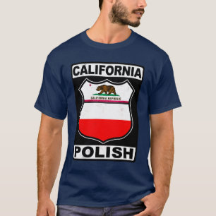 Camiseta California Polonês Americano