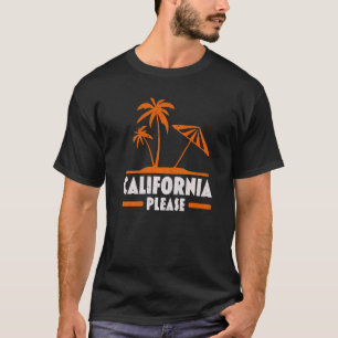 Camiseta Califórnia Por Favor Estado EUA América Viagem Cal