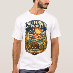 Camiseta California Pride Golden State Forever