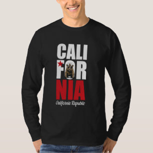 Camiseta California Republic Bear com óculos de sol Estados