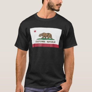 Camiseta California Republic Cali Flag OrCal SoCal