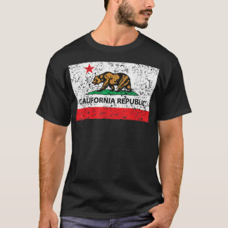 Camiseta California Republic Cali Flag T-Shirt Socal Norcal