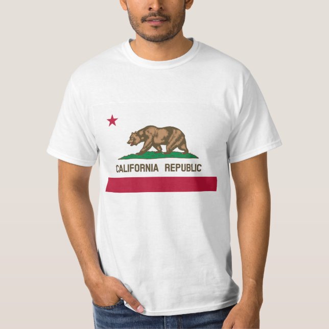 Camiseta California Republic United States State Flag (Frente)