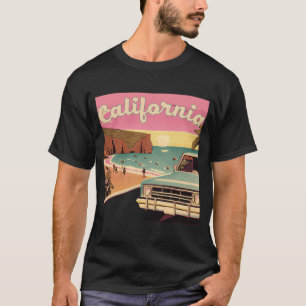 Camiseta California Retro Beach Vacing Graphics Cali Sur