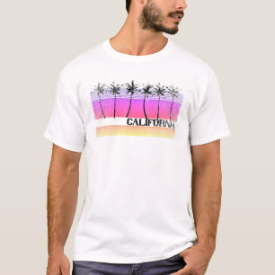 Camiseta California Retro Style Vintage Beach Surf Sunset 7