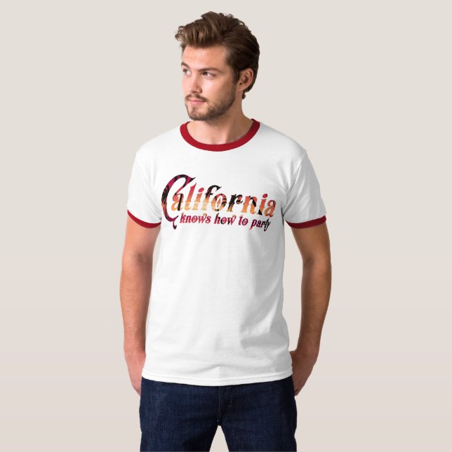 Camiseta Califórnia sabe Party (Frente Completa)