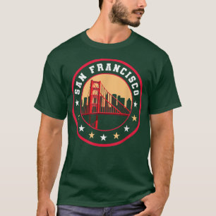 Camiseta California San Francisco City Gift Bridge Souvenir