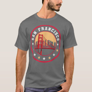 Camiseta California San Francisco City Gift Bridge Souvenir