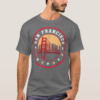 Camiseta California San Francisco City Gift Bridge Souvenir