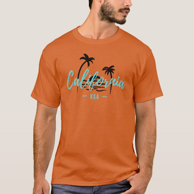 Camiseta California Shirt State California Gift California  (Frente)