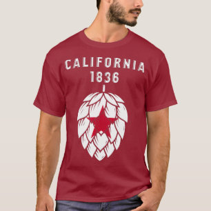 Camiseta California State Flag 1836 United States of Beer