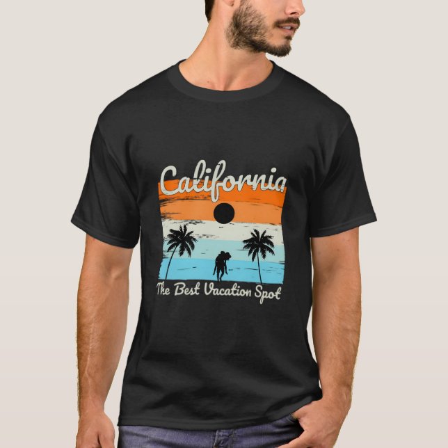 Camiseta California Summer Beach (Frente)