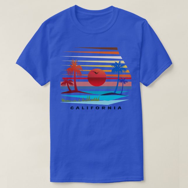Camiseta California Sunset TSirt (Frente do Design)
