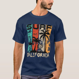Camiseta California Surf Summer Beach Surfing Design