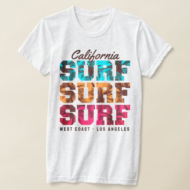 Camiseta California Surf Vibes – Costa Oeste (Postura )