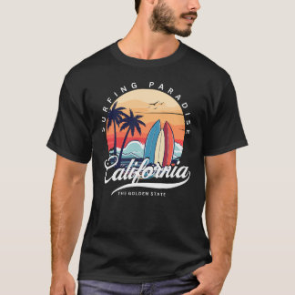 Camiseta California Surfing Paradise Men