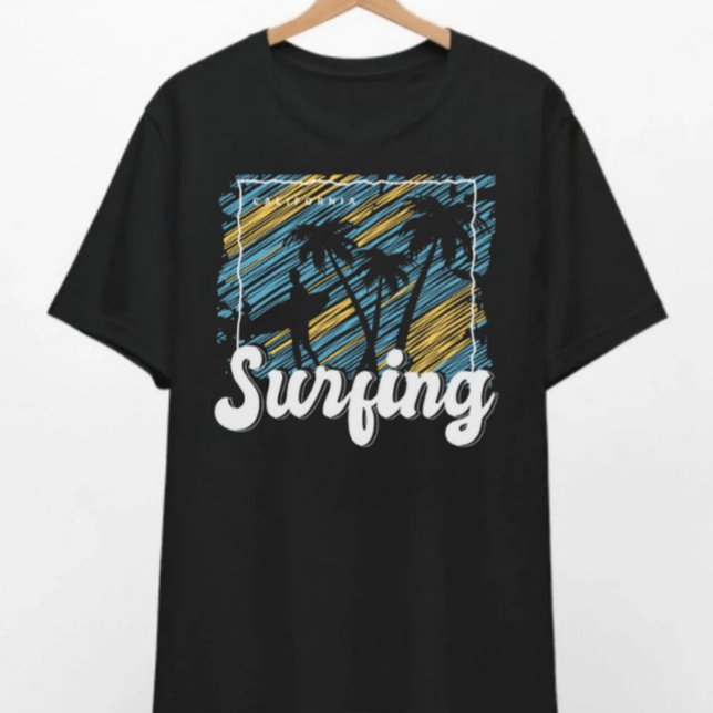 Camiseta California Surfing Unisex Tee (Criador carregado)