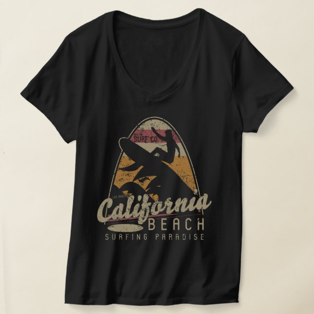 Camiseta California Surfing Urban Life Beach retro dis (Postura )