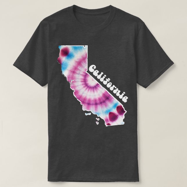 Camiseta California Tie Dye (Frente do Design)