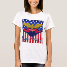 Camiseta California USA Flag