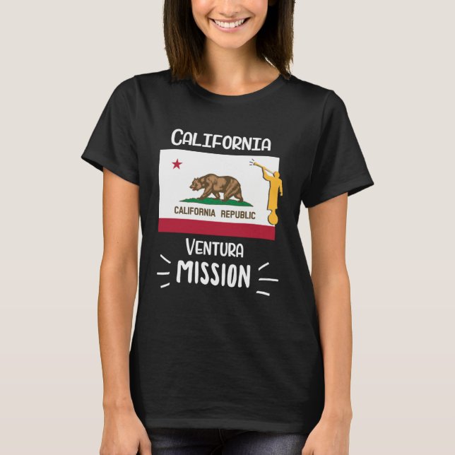 Camiseta California Ventura Mormon LDS Mission Missionary (Frente)